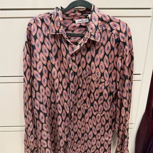 Button Down 100% Silk Shirt